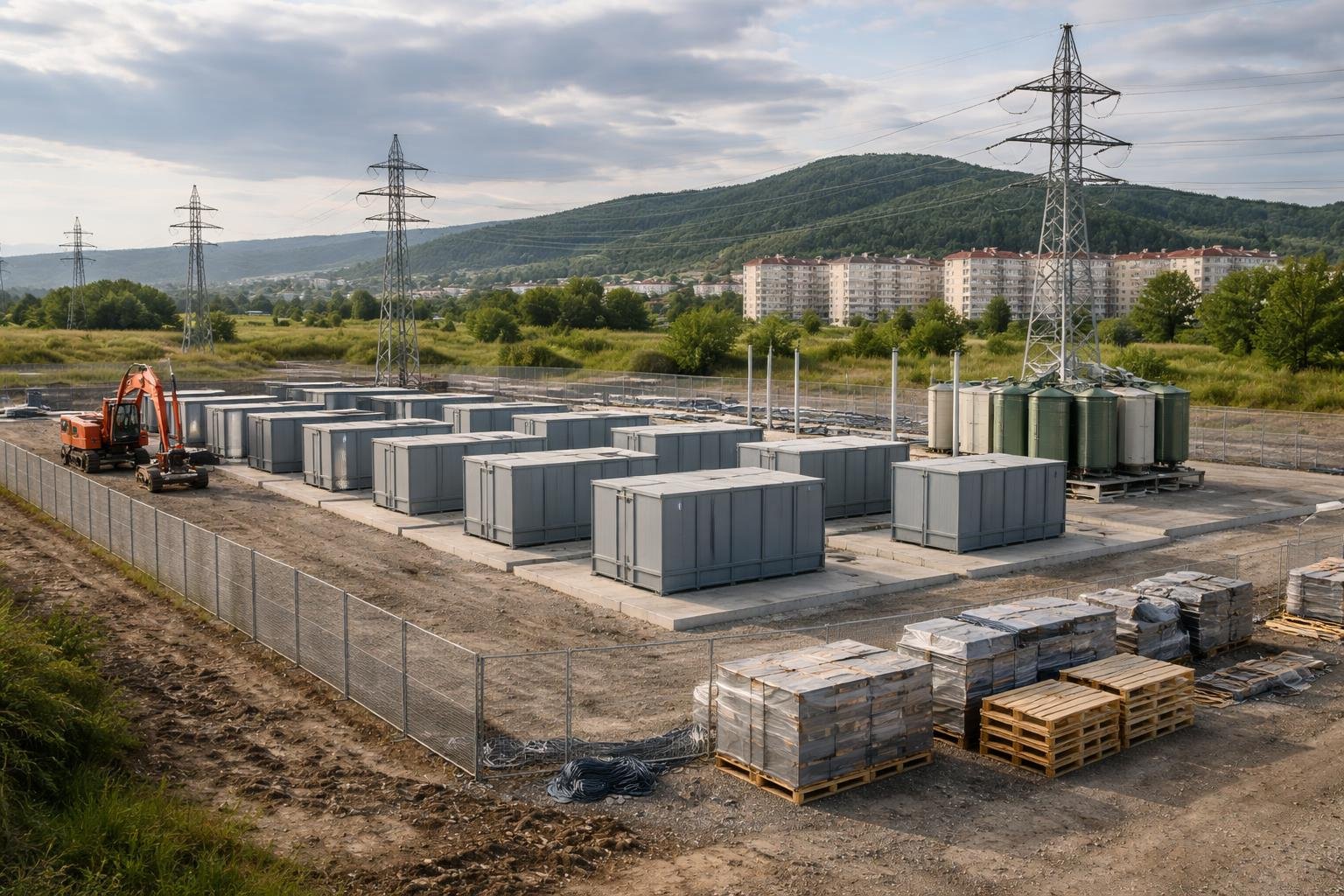 Skybase Energy obține autorizația de construire pentru sistemul de stocare a energiei regenerabile în Onești