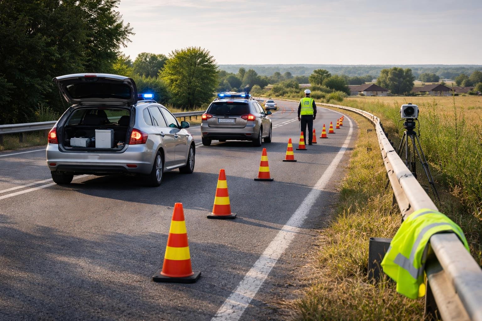 Alertă pentru șoferi în Bacău: acțiune-maraton a Poliției pe DN2-E85, cu filtre în mai multe puncte
